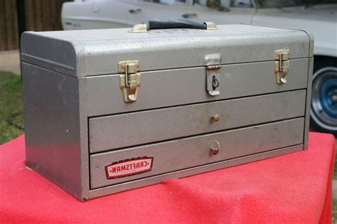 metal chraftsman tool boxes|craftsman two drawer tool box.